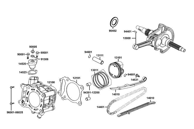 KYMCO_Downtown 300 i ABS_Cylinder - Piston - Crankshaft.png